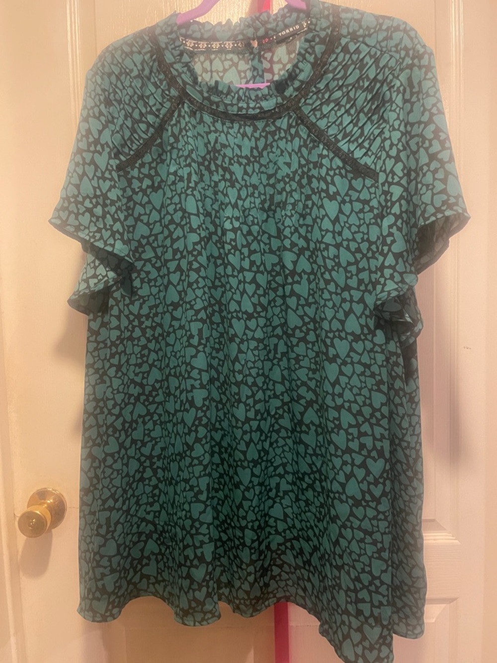 Torrid Teal Heart Tunic.